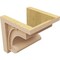 Ekena Millwork 11"W x 11"D x 11"H Wide Alma Rough Cedar Woodgrain TimberThane Corbel, Primed Tan CORUR11X11X11ALMRCPR - alternate 2